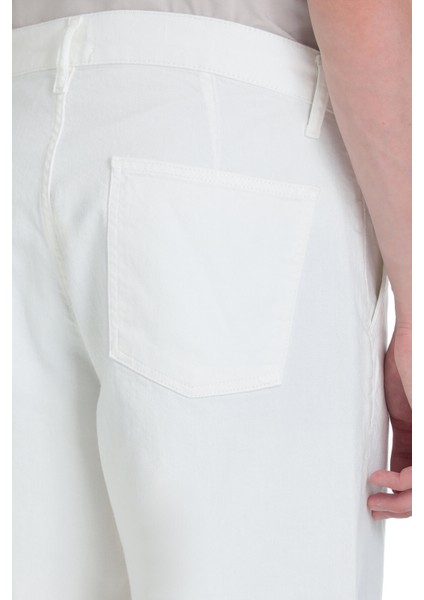 Beyaz Regular Fit 5 Cep 100% Pamuk Kot Pantolon indirimleri