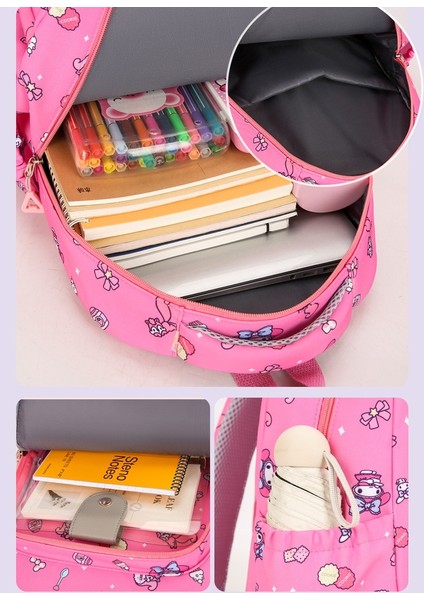 Dört Parçalı Çocuk Sırt Çantası Ilkokul Okul Çantası Kulomi Karikatür Sırt Çantası Sevimli Sırt Çantası Dışarı Çıkış Seyahat (Yurt Dışından) fırsatları