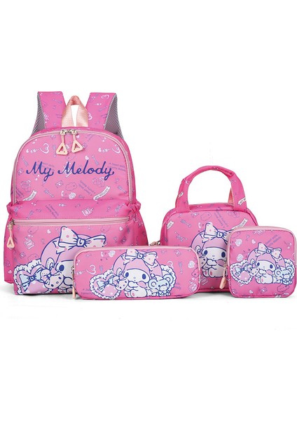 Dört Parçalı Çocuk Sırt Çantası Ilkokul Okul Çantası Kulomi Karikatür Sırt Çantası Sevimli Sırt Çantası Dışarı Çıkış Seyahat (Yurt Dışından)