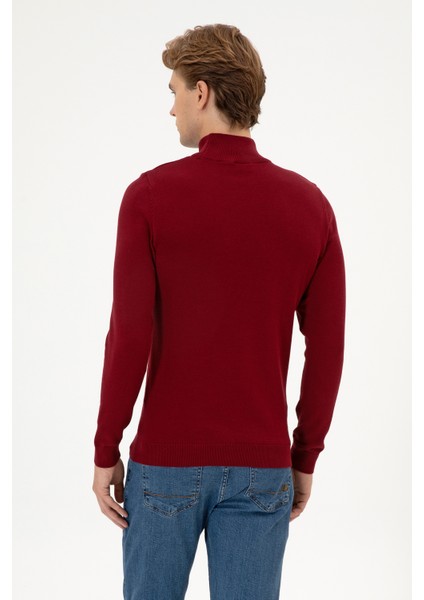 Erkek Bordo Kazak /triko 50313712-VR014 indirimleri