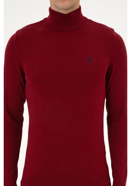 Erkek Bordo Kazak /triko 50313712-VR014