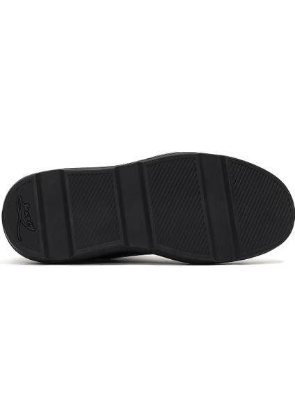 Erkek Siyah Kalın Tabanlı Deri Chelsea Bot 25WFD631818 indirimleri