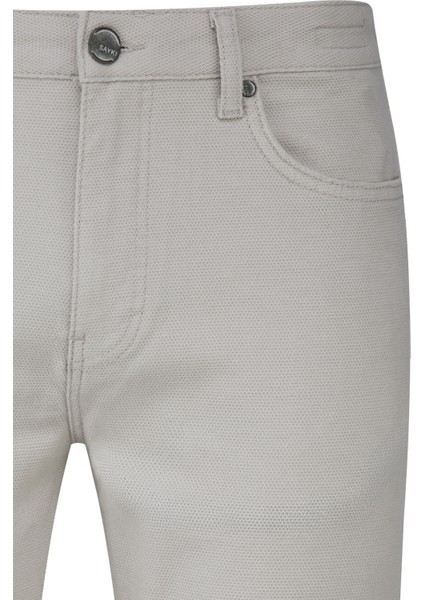 Ekru Rahat Kesim 5 Cep Kanvas Pantolon fiyatları