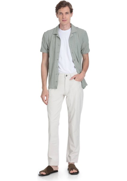 Keten Regular Fit Pamuklu 5 Cep Kanvas Pantolon fiyatları