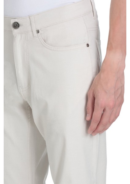 Keten Regular Fit Pamuklu 5 Cep Kanvas Pantolon fırsatları