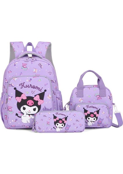 Üç Parçalı Çocuk Okul Çantası Ilkokul Okul Çantası Kt Kedi Sırt Çantası Karikatür Sırt Çantası Sevimli Sırt Çantası Dışarı Çıkış Seyahat (Yurt Dışından)
