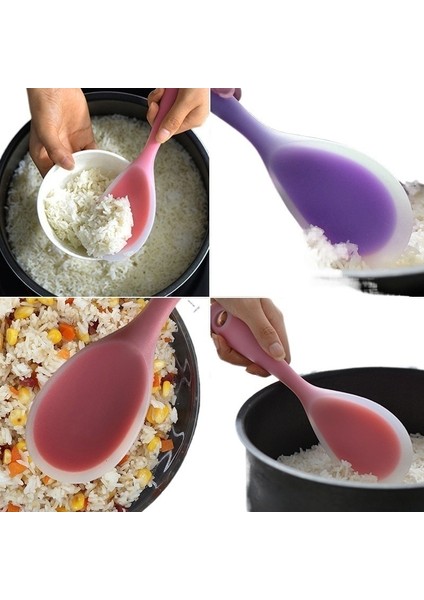 Silikon Pirinç Kaşığı Pirinç Ocak Pirinç Kaşığı (Yurt Dışından) fırsatları