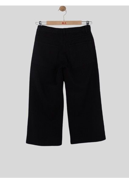 Kız Çocuk Manche Pantolon 8-14 Yaş Siyah modelleri