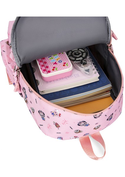 4 Adet Çizgi Film Okul Çantası Çocuk Sırt Çantası Sevimli Anaokulu Okul Çantası Büyük Kapasiteli Sırt Çantası Seyahat Çantası (Yurt Dışından) fırsatları