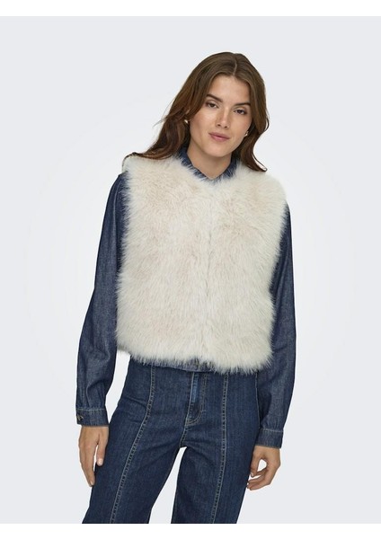 Jdy Yora Faux Fur Waıst Kadın Yelek 15359348