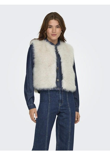 Jdy Yora Faux Fur Waıst Kadın Yelek 15359348 fiyatları