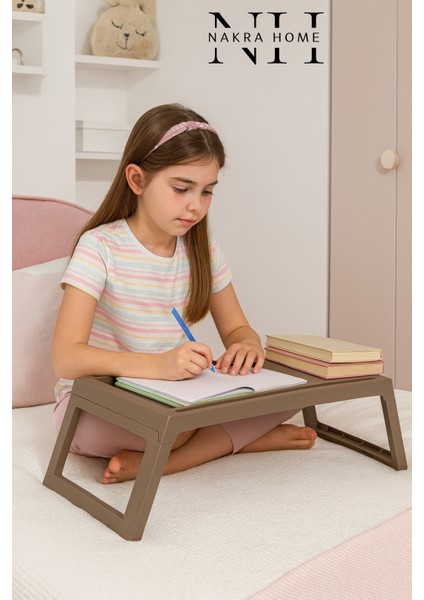 Katlanır Sehpa Tablet - Bilgisayar Sehpası Yatak Üstü Kahvaltı Sehpası , Oyun Masası “Toprak” modelleri