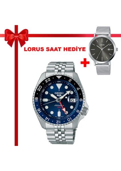 5 S5-SSK003K Erkek Kol Saati + Lorus Saat Hediyesi