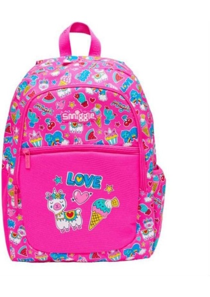 Avustralya Smiggle Okul Çantası Sınıf 1-6 Öğrenci Omuz Çantası Çocuk Okul Çantası Karikatür Omuz Sırt Çantası Büyük Kapasiteli Seyahat Çantası (Yurt Dışından)