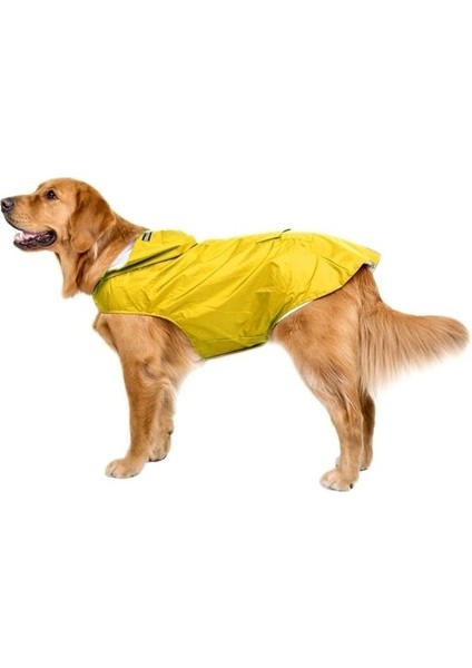 Yansıtıcı Köpekler Yağmurluk Golden Retriever Labrador Yağmur Pelerini Köpek Yağmurluk (Yurt Dışından)
