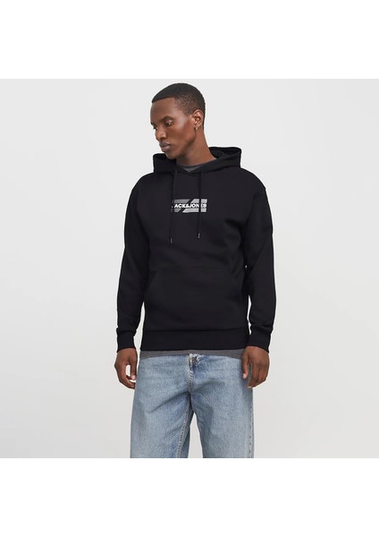 Jack&jones 12268422 Kapsonlu Erkek Sweat - Siyah fiyatları