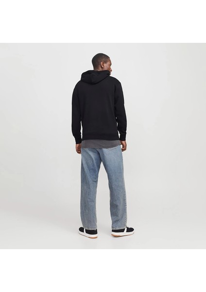 Jack&jones 12268422 Kapsonlu Erkek Sweat - Siyah fırsatları