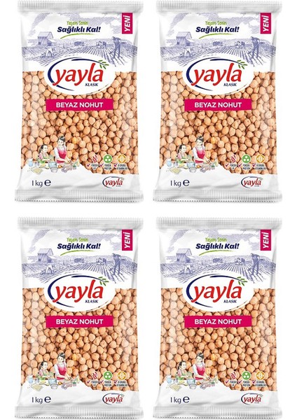 Beyaz Nohut 1 kg x 4 Adet