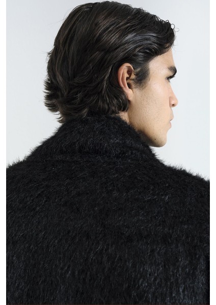 Fermuarlı Siyah Kürk Ceket indirimleri