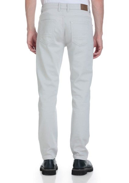 Gri Slim Fit 5 Cep Pamuklu Kanvas Pantolon indirimleri
