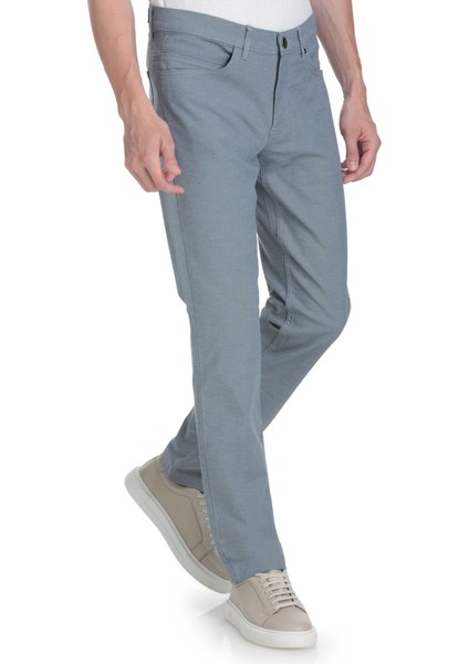 Lacivert Regular Fit Pamuklu 5 Cep Kanvas Pantolon fırsatları