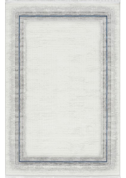 Asya Mavi Halı Akrilik Halı Yumuşak Dokulu Salon Oturma Odası Yatak Odası Halısı 530