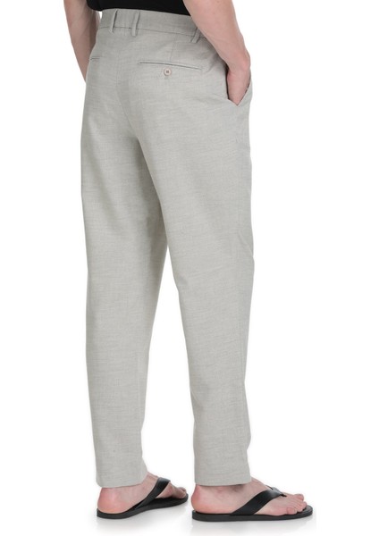 Gri Rahat Kesim Yandan Cepli Keten Jogger Pantolon indirimleri