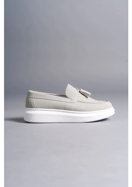 SLW154 Blaze Bağcıksız Püsküllü Süet Erkek Günlük Spor Klasik Ayakkabı Sbt - Gri fırsatları