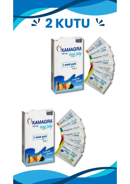 KAMAGRÂ100MG Jel 2 Kutu 14'lü Paket Orijinal Performans_arttırıcı Geciktirici Takviye Erkeklerözel