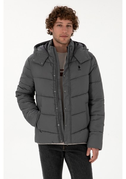 Erkek Gri Mont 50312013-VR024