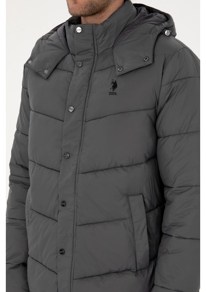 Erkek Gri Mont 50312013-VR024