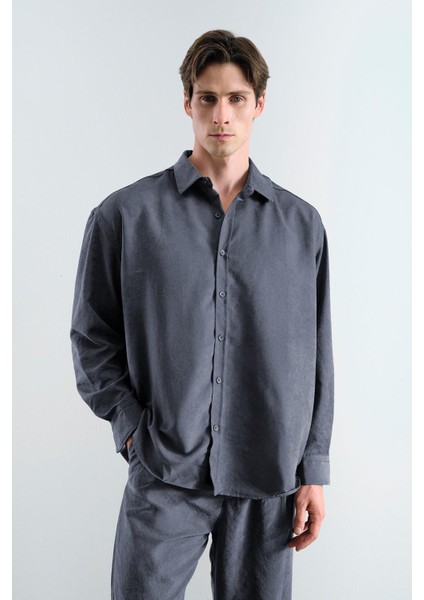 Efektli Modal Antrasit Gömlek fiyatları