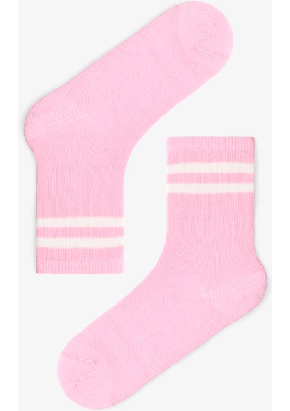 Çok Renkli Kız Çocuk Retro Vibes 4lü Soket Çorap modelleri