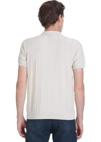 Taş Regular Fit Polo Yaka Rayon Tişört indirimleri