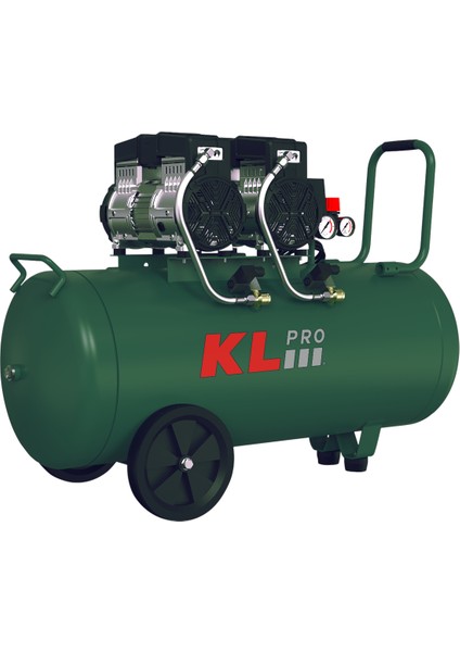 Klpro KLK102SH 8 Bar 100 Litre 4hp Sessiz ve Yağsız Hava Kompresörü