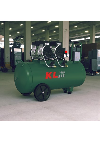 Klpro KLK102SH 8 Bar 100 Litre 4hp Sessiz ve Yağsız Hava Kompresörü fiyatları