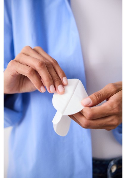 Ter Emici Optik Beyaz Koltuk Altı Pedi