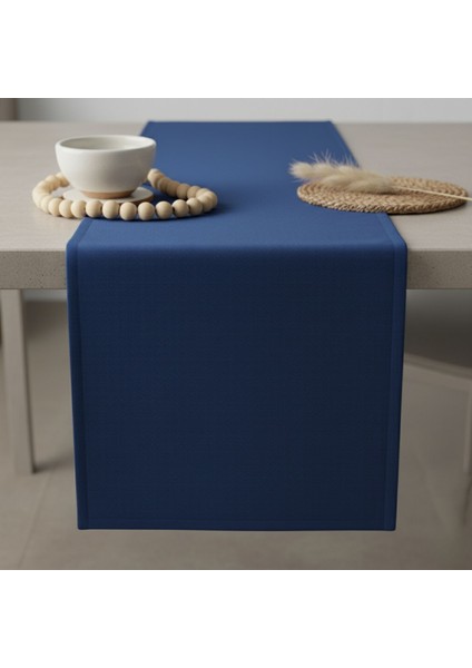 1 Adet Pamuk Polyester Karışımlı Yıkanabilir Kumaş Runner 37X136 cm