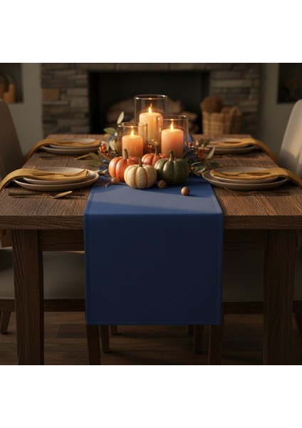 1 Adet Pamuk Polyester Karışımlı Yıkanabilir Kumaş Runner 37X136 cm fırsatları
