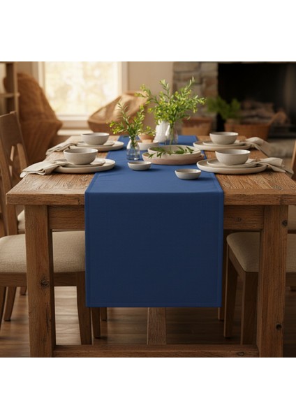 1 Adet Pamuk Polyester Karışımlı Yıkanabilir Kumaş Runner 37X136 cm indirimleri