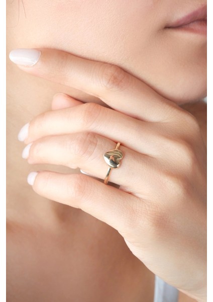 Asil 14 Ayar Kalpli altın yüzük YZK3685 fiyatları