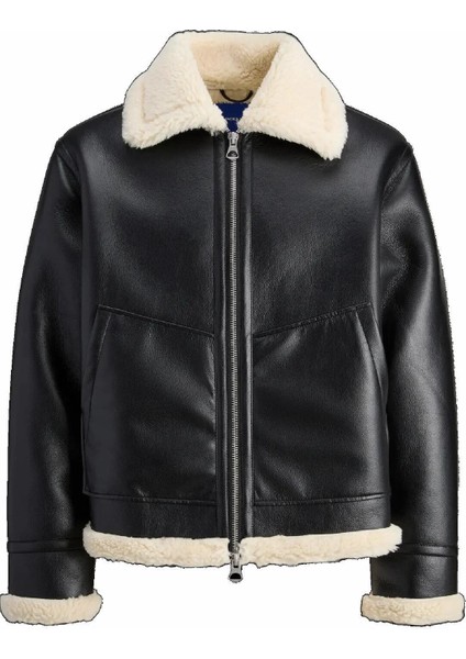 Jack Jones Lıverpool Avıator Suni Deri Erkek Ceket 12282948