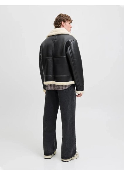 Jack Jones Lıverpool Avıator Suni Deri Erkek Ceket 12282948 modelleri