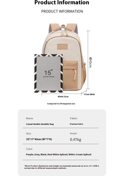 Ortaokul ve Lise Öğrencileri Okul Çantası Omurga Koruma Omuz Çantası Büyük Kapasiteli Ilkokul Öğrencileri Okul Çantası Seyahat Sırt Çantaları (Yurt Dışından) fiyatları