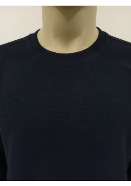 Erkek Yuvarlak Yaka Basic Waffle Kazak fırsatları