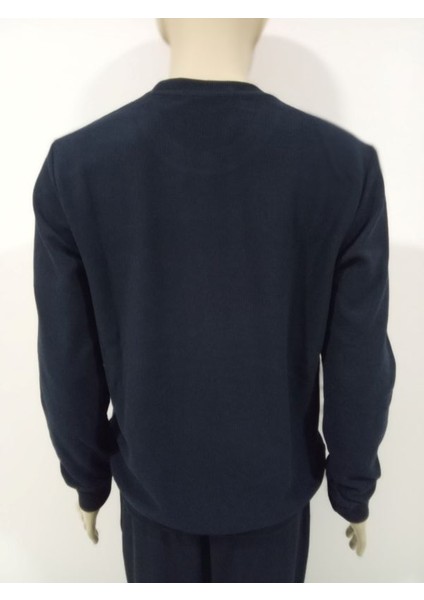 Erkek Yuvarlak Yaka Basic Waffle Kazak indirimleri