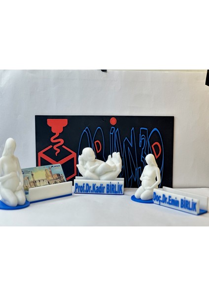 ORJIN3D Kadın Doğum Doktorları Için Kişiye Özel Tasarlanabilir Kartvizitlik
