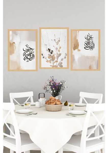 🖼️ Minimal ve Anlam Yüklü Çerçeve Görünümlü 3’lü Tablo Seti 🌟 CRVS1086 13 x 17 indirimleri