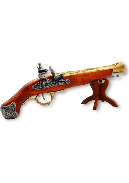 Denix Dekoratif Replika Çakmaklı Tabanca 36 Cm, Ingiltere 18. Yüzyıl fırsatları