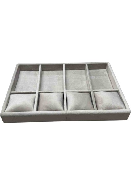Ahşap Baby Face Kumaş 8 Bölmeli Saat ve Gözlük Kutusu – 34X24 cm modelleri